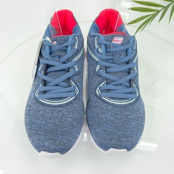 Fila Womens Memory Foam Vernato Blue Pink Running Shoes Sneakers 8 Athletic - Picture 4 of 16